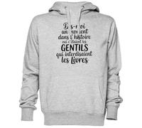 Capzy Dis-Moi Un Moment Dans L’histoire Où C’étaient Grigio Felpa con Cappuccio Maglione Unisex Uomo Donna Grey Unisex Hoodie