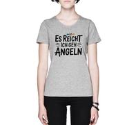 Capzy Es Reicht - ICH GEH angeln Grey Women's T-Shirt Tee