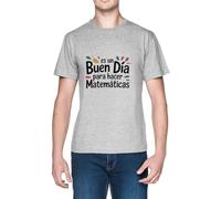 Capzy Es Un Buen Día para Hacer Matemáticas Grey Men's T-Shirt Tee