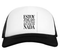 Capzy Estoy Jubilado Y No Tengo Que Hacer Nada Vidrio Cerveza Taza Berretto da Baseball Unisex Nero Bianco Baseball cap White Black