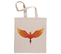 Capzy Geometrico Fenice Borse per La Spesa Riutilizzabili Shopping Bag Beige
