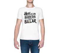 Capzy Hoy Es Un Buen Día para Bailar Bianca Uomo Maglietta White Men's T-Shirt Tee