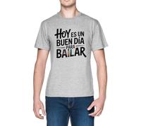 Capzy Hoy Es Un Buen Día para Bailar Grey Men's T-Shirt Tee