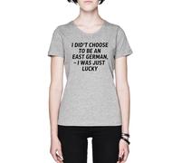 Capzy I Didnt Choose To Be An East German Grey Women's T-Shirt Tee