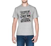 Capzy ICH Habe NIE Gesagt Dass ICH der Chef Bin Grey Men's T-Shirt Tee