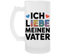 Capzy Ich Liebe Meinen Vater Glas Bier Becher Tasse Boccale Di Birra Beer Mug