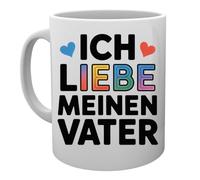 Capzy Ich Liebe Meinen Vater Glas Bier Becher Tasse Tazza Della Tazza Mug Cup