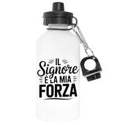 Capzy Il Signore È La Mia Forza Bicchiere Birra Tazza Bianca Bottiglia D'acqua Alluminio Per Esterni Pollutant Free White Water Bottle Aluminium For Outdoors