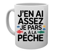 Capzy J’en Ai Assez - Je Pars À La Pêche Un Verre Bière Agresser Tasse Tazza Della Tazza Mug Cup