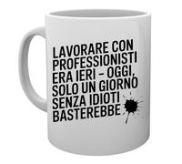 Capzy Lavorare Con Professionisti Era Ieri Bicchiere Birra Tazza Tazza Della Tazza Mug Cup