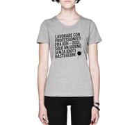 Capzy Lavorare con Professionisti Era Ieri Grey Women's T-Shirt Tee