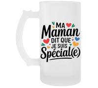 Capzy Ma Maman Dit Que Je Suis Spécial(E) Un Verre Bière Agresser Tasse Boccale Di Birra Beer Mug