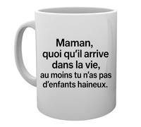 Capzy Maman Quoi Qu’il Arrive Dans La Vie Au Moins Tu N’as Un Verre Bière Agresser Tasse Tazza Della Tazza Mug Cup