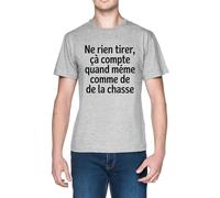 Capzy Ne Rien Tirer Ça Compte Quand Même Grey Men's T-Shirt Tee