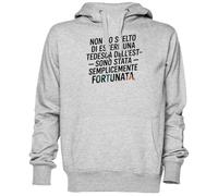 Capzy Non Ho Scelto di Essere Una Tedesca Dell'est Grigio Felpa con Cappuccio Maglione Unisex Uomo Donna Grey Unisex Hoodie