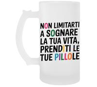 Capzy Non Limitarti A Sognare La Tua Vita Prenditi Bicchiere Birra Tazza Boccale Di Birra Beer Mug