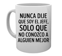 Capzy Nunca Dije Que Soy El Jefe Solo Que No Vidrio Cerveza Taza Tazza Della Tazza Mug Cup