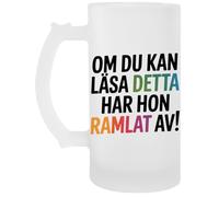 Capzy Om Du Kan Läsa Detta Har Hon Ramlat Av Glas Öl Mugg Kopp Boccale Di Birra Beer Mug