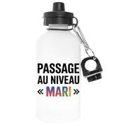 Capzy Passage Au Niveau Mari Un Verre Bière Agresser Tasse Bianca Bottiglia D'acqua Alluminio Per Esterni Pollutant Free White Water Bottle Aluminium For Outdoors