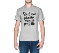 Capzy Sei Il Mio Piccolo Mondo Perfetto Grey Men's T-Shirt Tee