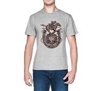 Capzy Steel Ball Run Grigio Uomo Maglietta Dimensioni XL Grey Men's Tee Size XL