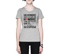 Capzy ¡Un Hombre Hace Lo Que Un Hombre Tiene Grey Women's T-Shirt Tee