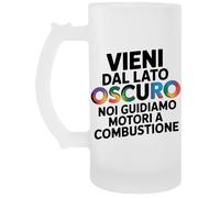Capzy Vieni Dal Lato Oscuro - Noi Guidiamo Motori Bicchiere Birra Tazza Boccale Di Birra Beer Mug