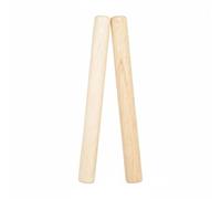 CAQYPVH 2 Pezzi Bacchette Ritmiche in Legno Bordi Arrotondati Bacchette da Cadenza in Legno Non Si Deforma Facilmente Giocattolo Musicale