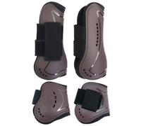 CAQYPVH 4 Pezzi Ghette con Ammortizzatori Spesse, Marrone, Taglia Grande | Protettive, Stinchiere da Salto, Imbottite, Stinchiere con Imbottitura Spessa, per Allenamento