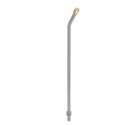 CAQYPVH Angolata con Attacco Rapido 1/4 Pollice Angolata a 90° Universale Bacchetta Curva per Professionisti, Autolavaggio, Lungo, Ugello A Gomito A 30 Gradi Lungo, 375mm