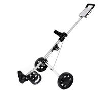CAQYPVH Carrello da Golf a Ruote Durevole Carrello da Golf a 3 Ruote Facile Aprire per Archiviazione tra le Partite