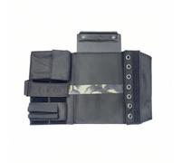 CAQYPVH Ginocchiera con Portapenne Regolabile | Ginocchiera con Clip, Resistente, Portablocco Clip metallico, aviatore
