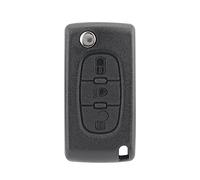 Car 3 Key Buttons Remote Control Car Fob Key Case Shell CE0536 Replacement Black for Citroen C2 C3 C4 Picasso C5 C6 C8