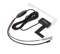 CAR 3METERS WIRE 20DB DIGITAL RADIO PATCH CONCEALED ANTENNA ADHESIVE AERIAL DAB SMB 12V FOR PIONEER JIANWU BLACK ABS 3 METERS