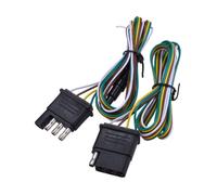Car 4 Pin Flat Trailer Wiring Harness Kit Wishbone Style Extension Connector Acc