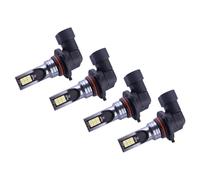 Car 9006 9005 White LED Headlight High Low Beam Fog Lamp Light Bulb Kit 6000K