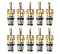 Car AC Valve Core 10 Pieces High-Pressure - Rust-Resistant Refrigeration