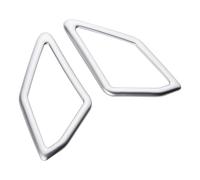 Car Accessori Interni Per per T-Roc 2018-2023 2 pezzi finestrino anteriore audio per auto un altoparlante a colonna cerchio copertura adesivi trim Accessorio Interno(Matte sliver)