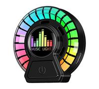 Car Air Diffuser With Light + Music LED, Easy Installation, Fragrance Holder + Car Aromatherapy Vent Clip For Gardenia Bluebells Sea Scent, Interior Accessories, Mood Enhancing Lighting + Ideal