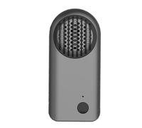 Car Air Purifier Deodorizer, Portable Odor Eliminator Machine With Ionizer Function And Usb Power, Uninterrupted Protection, Made Of Excellent Abs Material, Color Gray, White