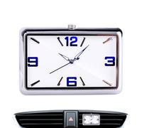 Car Air Vent Clock - Stick-0n Dashboard Clock With Elegant Design | Automotive Mini Watch For Vehicle Interior | Decorative Dashboard Accessory For Car Vent Console 0ffice Table Home Shelf Decor