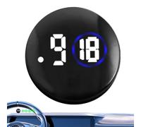 Car Analog Clock Watch - Digital Dashboard Watch | Abs Car Themed Wall Timer Lcd Watch | Car Solar Powered Dashboard Digital Clock | Quartz Timer Luminous For Clock With Time And Temperature