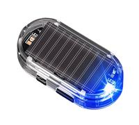 Car Anti Theft - Alarm Light LED Strobe Flashing Security Lamp | High Visibility Warning Beacon Anti Theft Vehicle Safety Light for Sedan, Caravan, Parking Lot Garage, ABS Red
