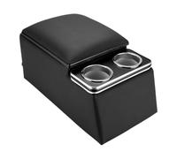 Car Armrest Storage Box - Rear Seat Console Organizer | Central Bench Seat Box with Cup Holder, Large Capacity Storage for Cars SUVs Trucks, Auto Interior Accessory for Family Travel Daily Com