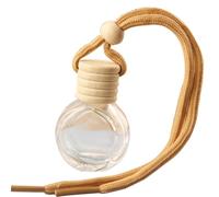 Car Aromatherapy Bottle Pendant - Glass Refillable Standard Size | Car Essential Oil Diffuser Pendant, Mini Perfume Bottle Hanging Air Freshener For Vehicle Interior Decor | Cars Fragrance Use
