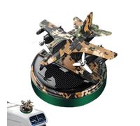 Car Aromatherapy Solar Air Freshener - Airplane Roating Car Diffuser