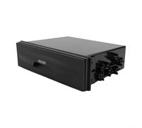 Car Audio Conversion per fascia 1 DIN vano portaoggetti ABS | Adatto per slot standard 1DIN, plastica ABS nera, installazione rapida a scatto, sostituisce lo spazio vuoto della radio