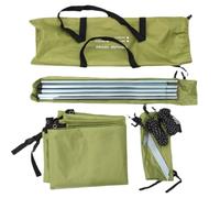 Car Awning - 13.12 Foot Shelter | 210D Oxford | Waterproof Vehicle Side Awning with Support Poles Wind Ropes Storage Bag for Car Truck SUV Camping Hiking Travel and Outdoor