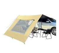 Car Awning, Foldable Sun Canopy, UV-Resistant Screen, Durevole Outdoor Shelter, per Overlanding, Camping, Fishing, Picnics, Beach & Parking, 188,98 x 110,24 pollici