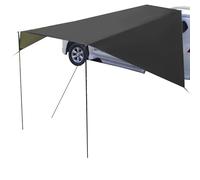 Car Awning for SUV, Waterproof Camping Tent, Sun Shelter Canopy, Sturdy UV Protection Tarp, Quick Setup Design, Ideal for Truck, Bus, Sedan, Beach, Fishing, Adventure Use, 149,61 x 110,24 pollici